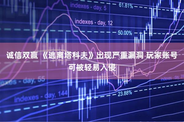 诚信双赢 《逃离塔科夫》出现严重漏洞 玩家账号可被轻易入侵